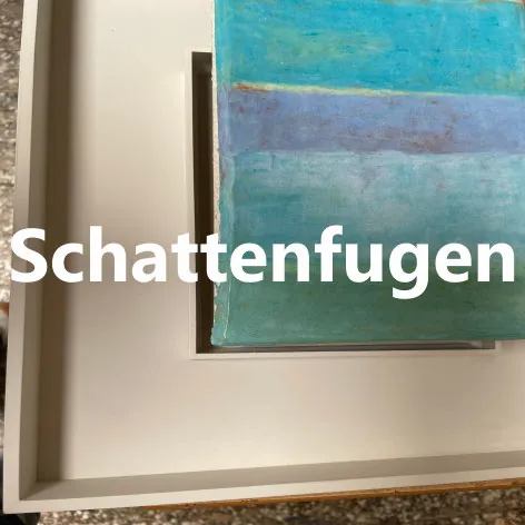 Detail Schattenfugenrahmen